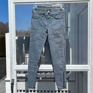 BDG blue grey super soft denim with stitch detailing